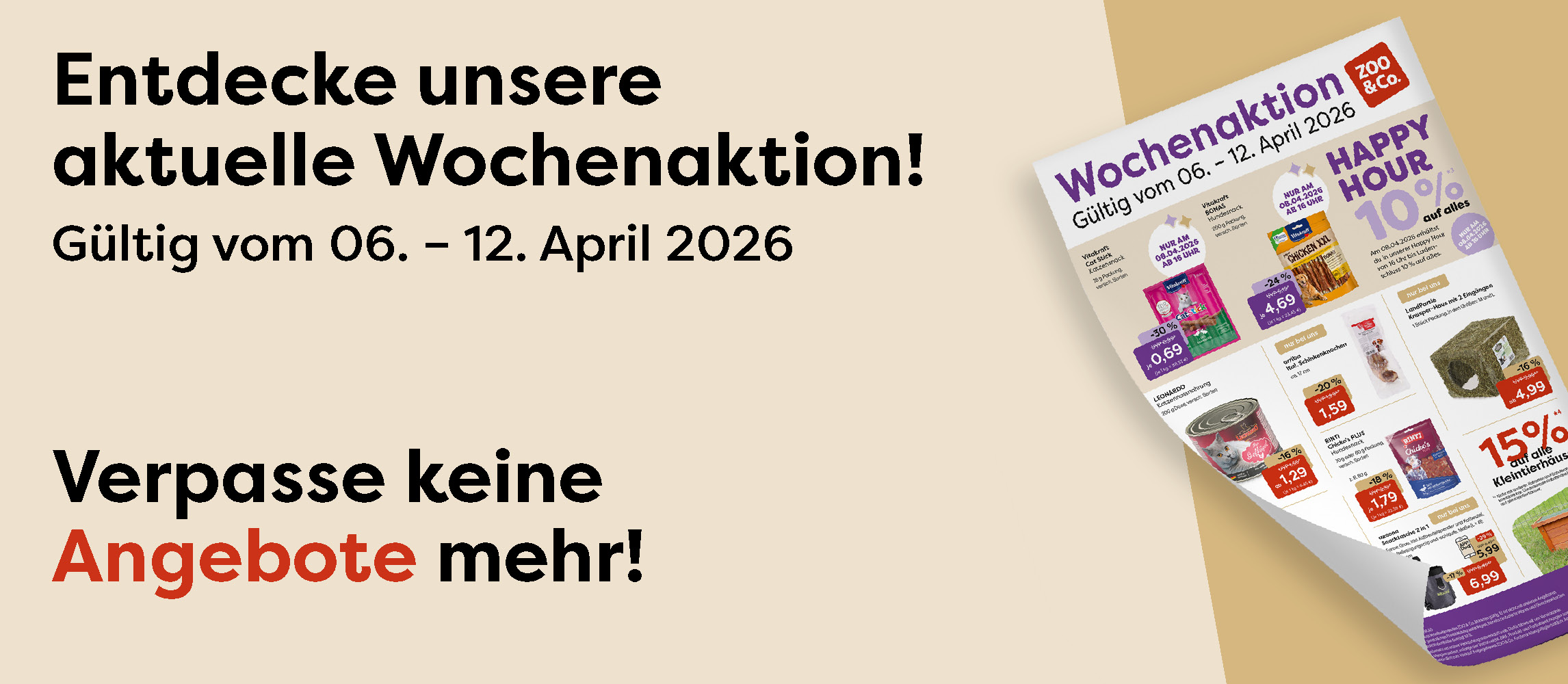 Entdecke unsere aktuelle Wochenaktion vom 06. - 12.04.2026!
